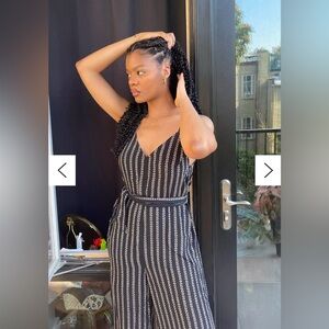 Billabong Shake it Again Wide Leg Jumpsuit Size M